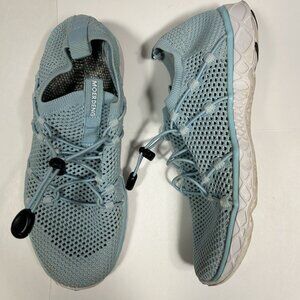 MOERDENG Women Light Blue Quick Drying Mesh Slip On Sneaker Water Shoes Sz 6.5